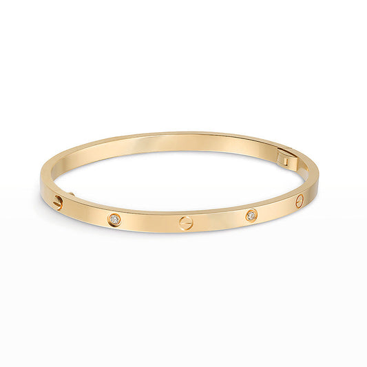 [Elite]LOVE BRACELET 3.65MM 6 DIAMONDS
