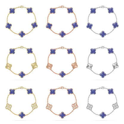 [Elite]CLOVER 5 MOTIF BLUE VEINS BRACELET COLLECTION