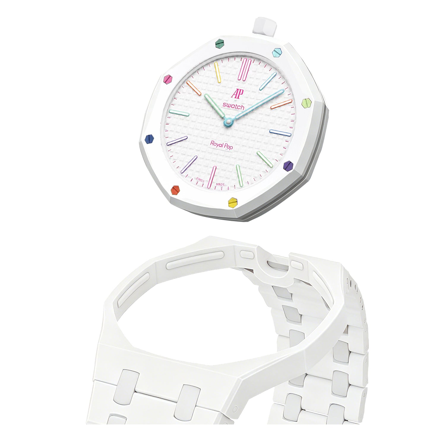 [Elite]Royal Oak Pop Exclusive Bioceramic Strap(Only Strap)