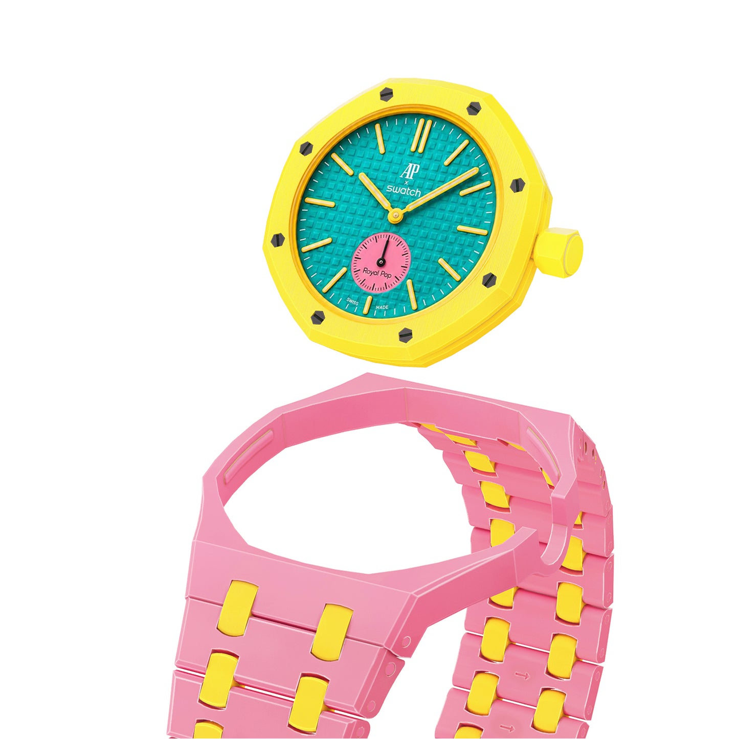[Elite]Royal Oak Pop Exclusive Bioceramic Strap(Only Strap)