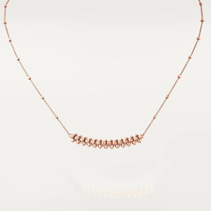 [Elite]CLASH PINK GOLD NECKLACE