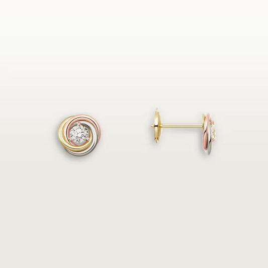 [Elite]TRINITY STUD DIAMOND EARRINGS