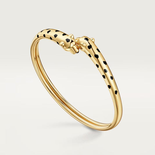 [Elite]PANTHERE DOUBLE HEADED OPEN BRACELET