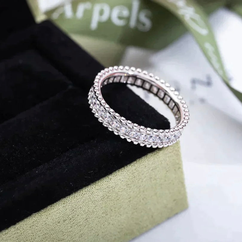 [Elite]PERLEE DIAMOND SILVER RING