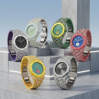 [Elite]Royal Oak Pop Exclusive Bioceramic Case & Bioceramic Strap Full Diamond