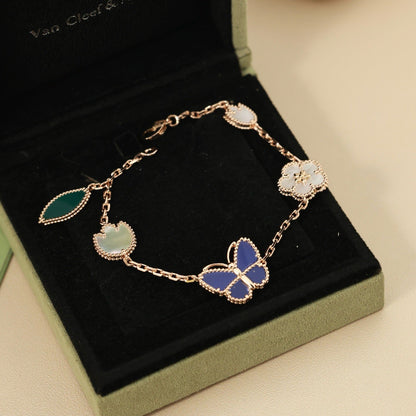 [Elite]LUCKY SPRING BUTTERFLY 5 MOTIF BRACELET