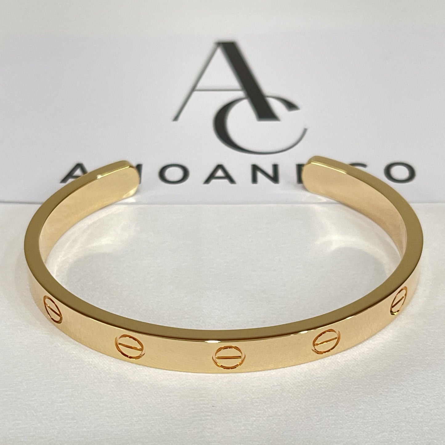 [Elite]LOVE BRACELET 6.1MM OPEN CUFF