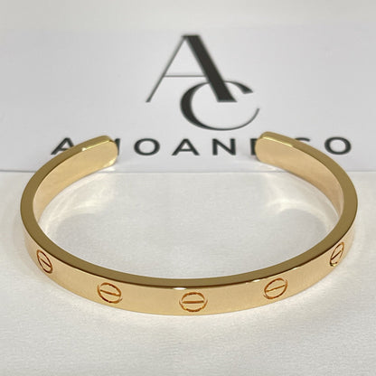 [Elite]LOVE BRACELET 6.1MM OPEN CUFF
