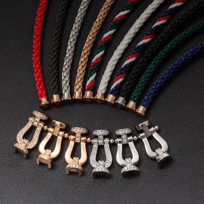 [Elite]FORCE LARGE HORSESHOE NO DIAMOND BRACELET ROSE GOLD