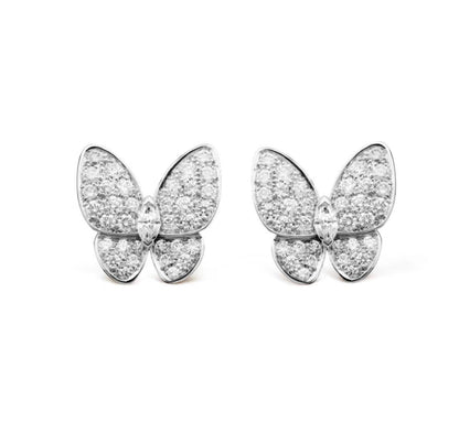 [Elite]BUTTERFLY ALL DIAMOND EARRINGS