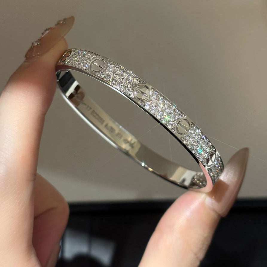 [Elite]LOVE BRACELET 6.1MM DIAMOND-PAVED