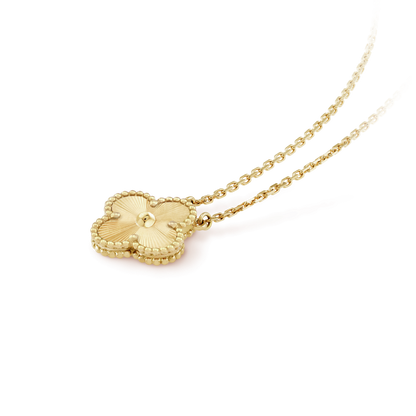 [Elite]CLOVER 15MM LASER NECKLACE