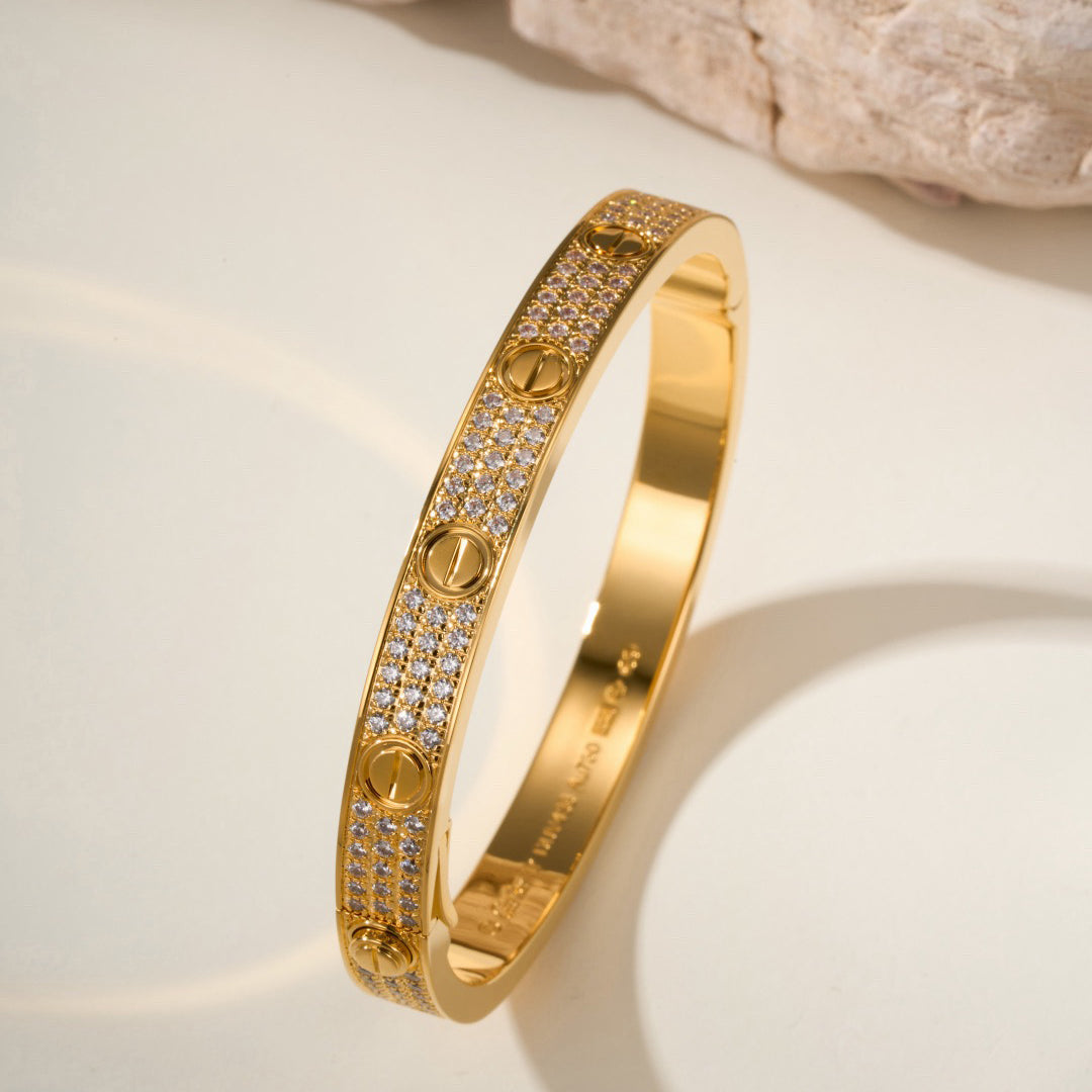 [Elite]LOVE BRACELET 6.1MM DIAMOND-PAVED