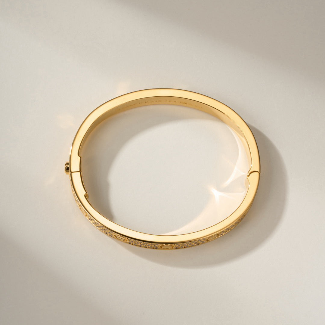 [Elite]LOVE BRACELET 6.1MM DIAMOND-PAVED