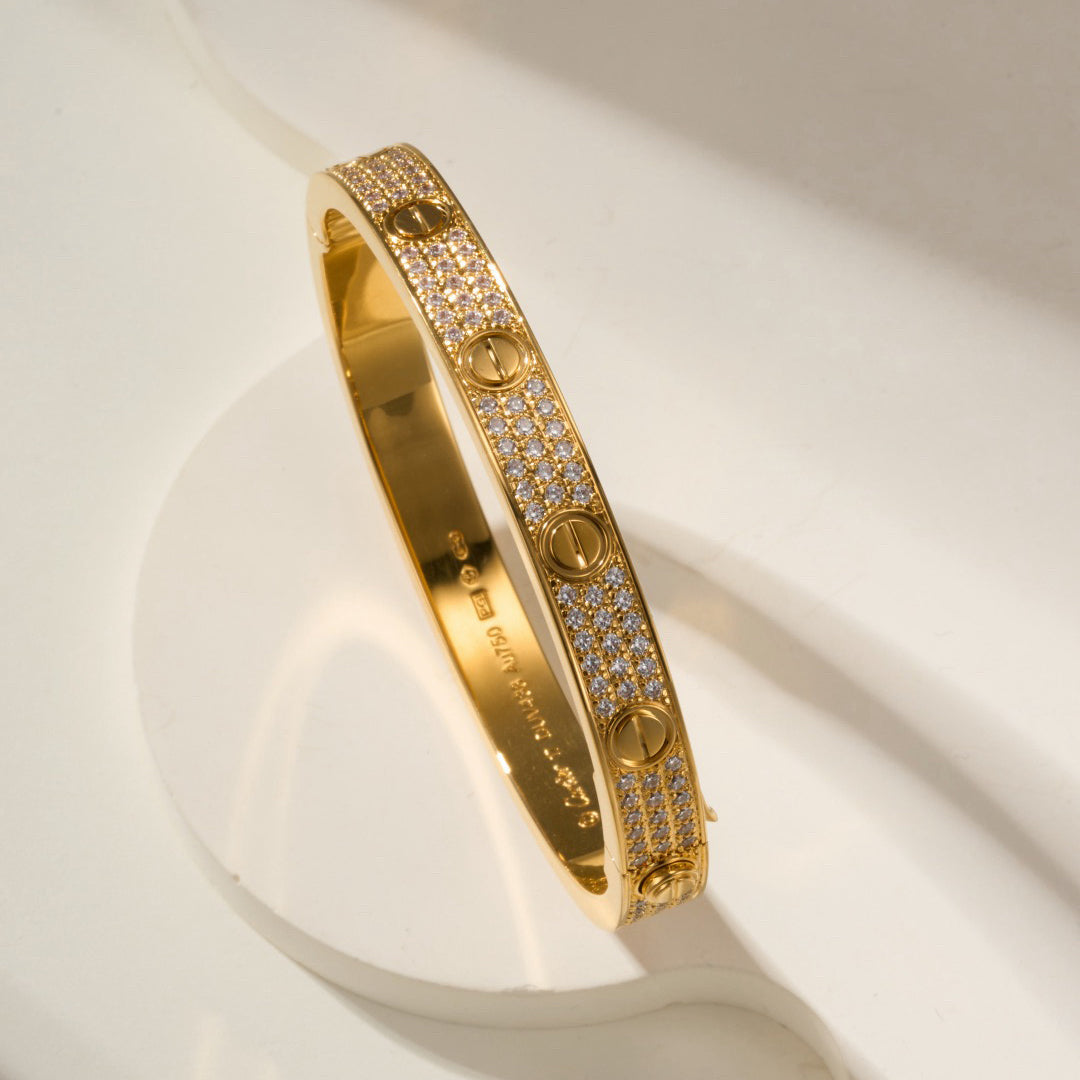 [Elite]LOVE BRACELET 6.1MM DIAMOND-PAVED