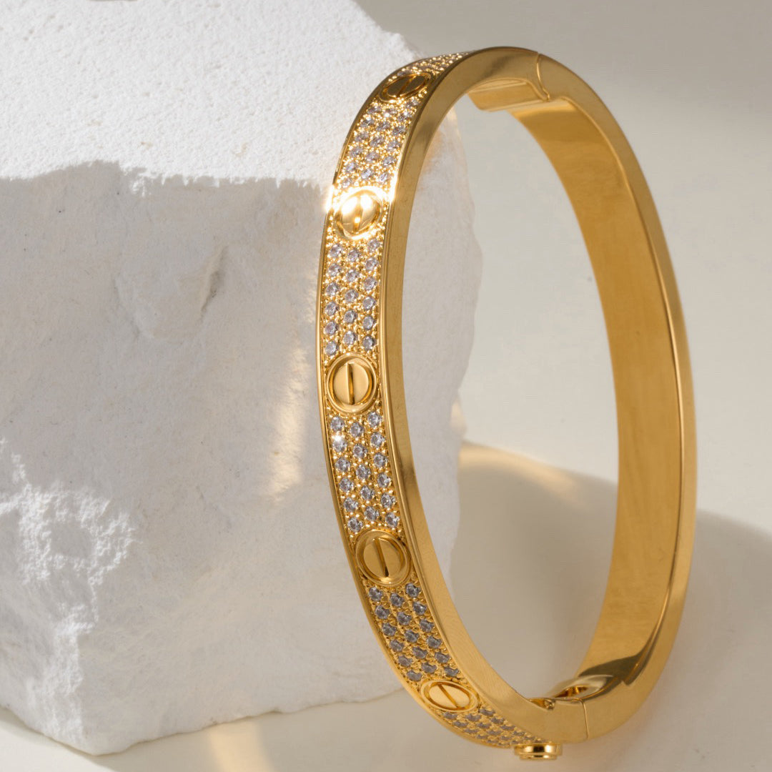 [Elite]LOVE BRACELET 6.1MM DIAMOND-PAVED