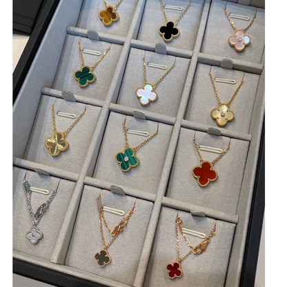 [Elite]CLOVER 15MM LASER NECKLACE