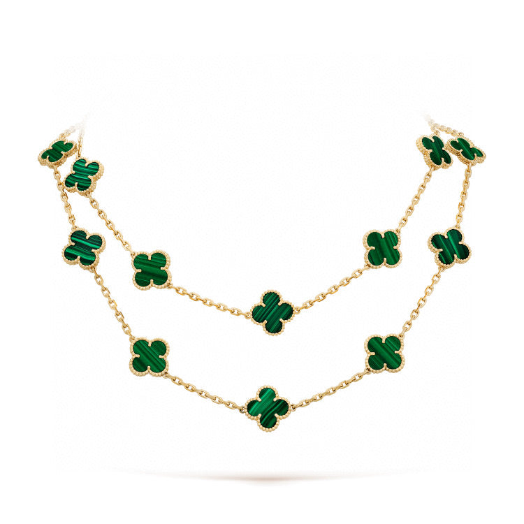 [Elite]CLOVER 20 MOTIFS MALACHITE GOLD
