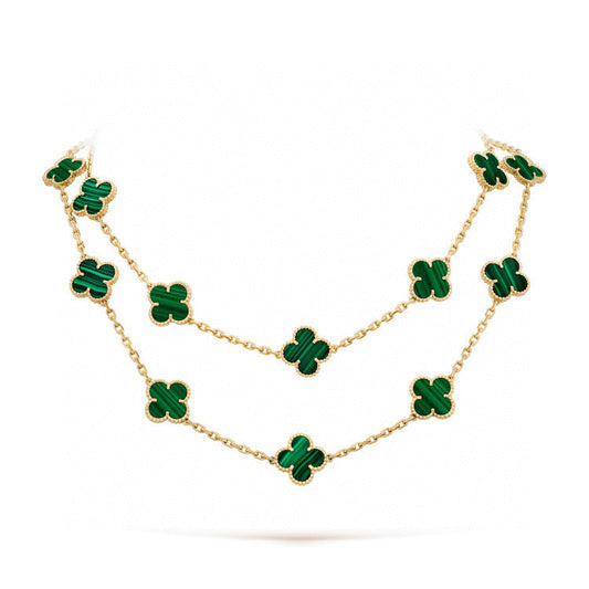 [Elite]CLOVER 20 MOTIFS MALACHITE GOLD