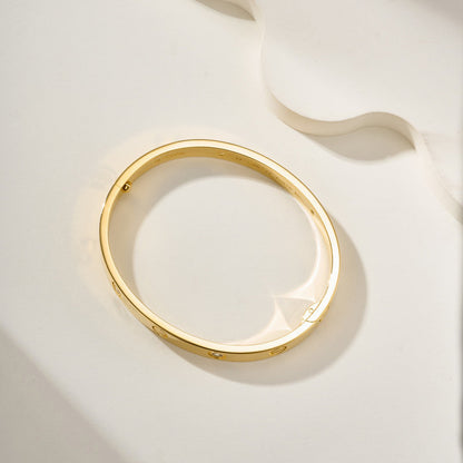 [Elite]LOVE BRACELET 6.1MM 4 DIAMONDS