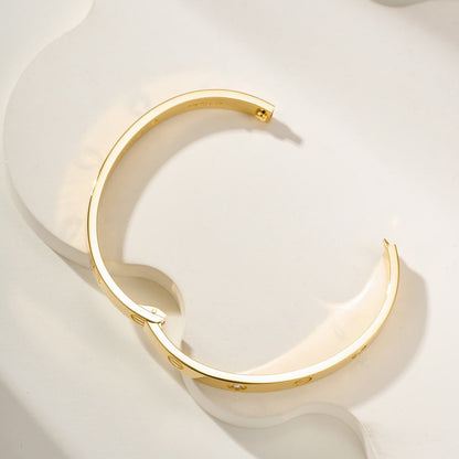 [Elite]LOVE BRACELET 6.1MM 4 DIAMONDS