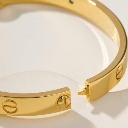 [Elite]LOVE BRACELET 6.1MM 4 DIAMONDS