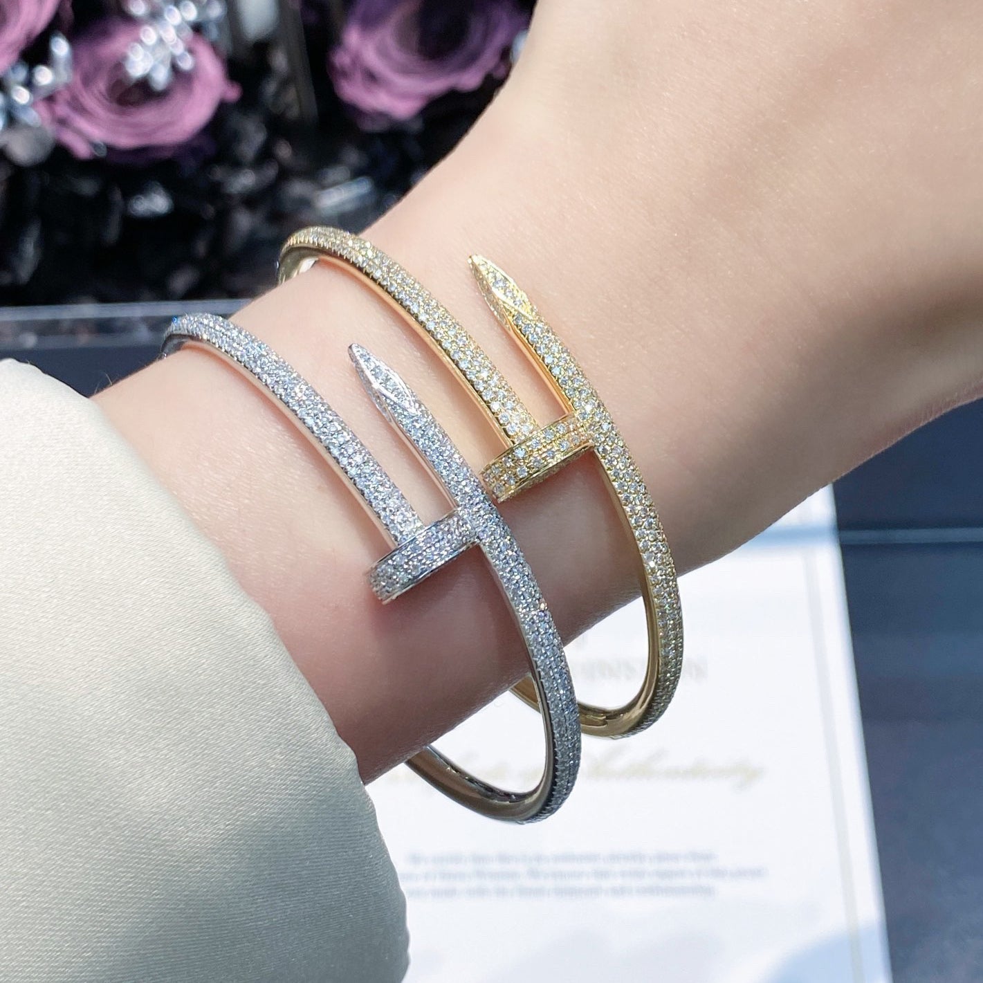 [Elite]JUSTE BRACELET 3.5MM ALL DIAMONDS