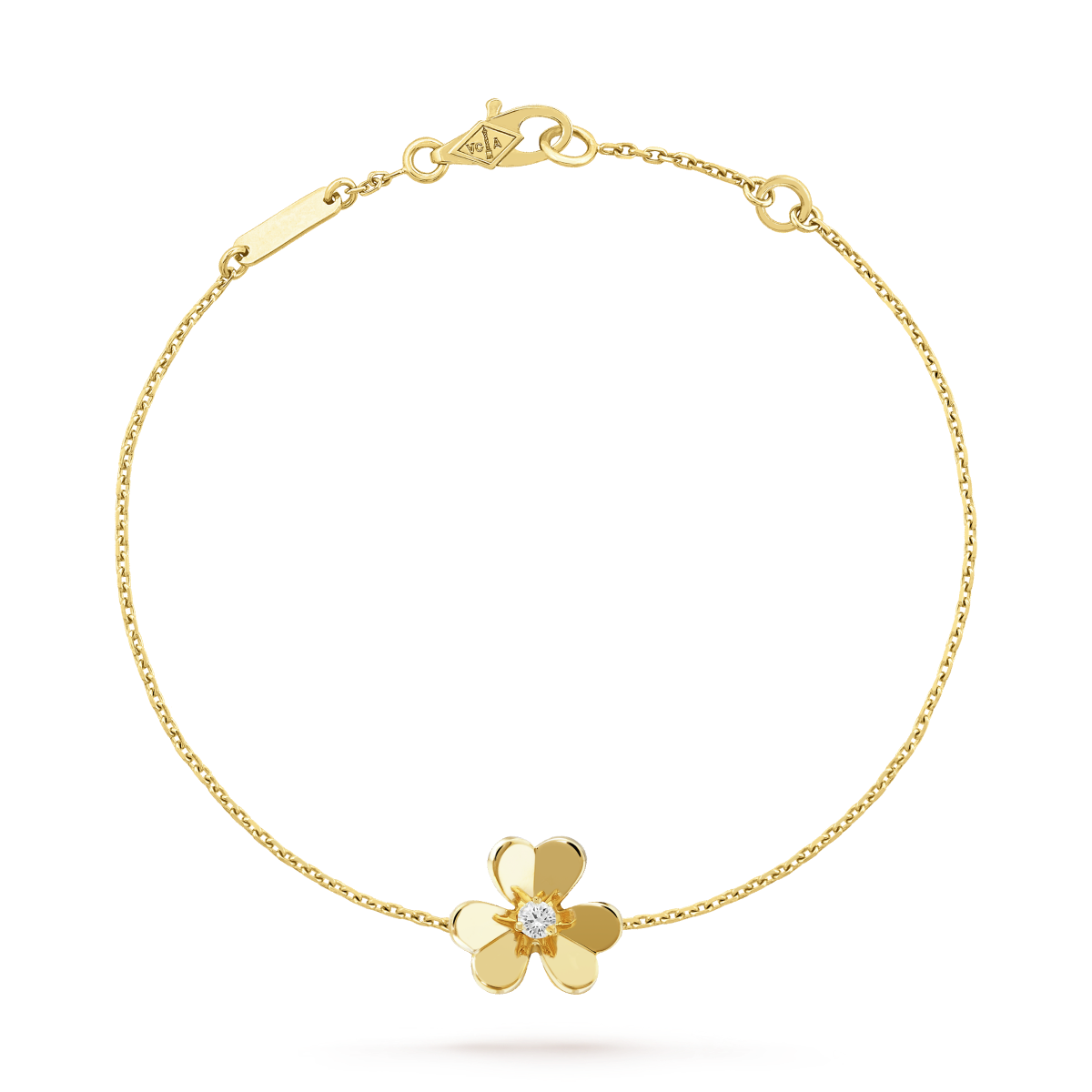 [Elite]FRIVOLE GOLD FLOWER PINK MALACHITE BRACELET
