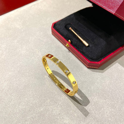 [Elite]LOVE BRACELET 6.1MM 10 DIAMONDS