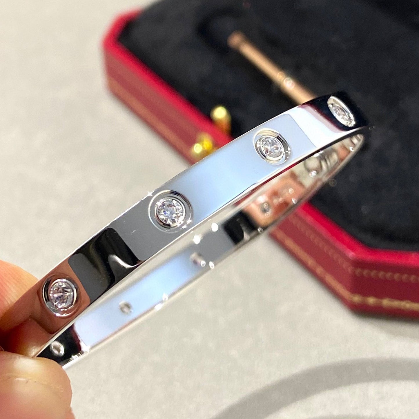 [Elite]LOVE BRACELET 6.1MM 10 DIAMONDS