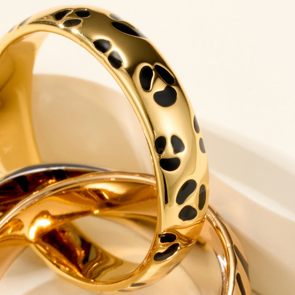 [Elite] TRINITY  RING LEOPARD PRINT