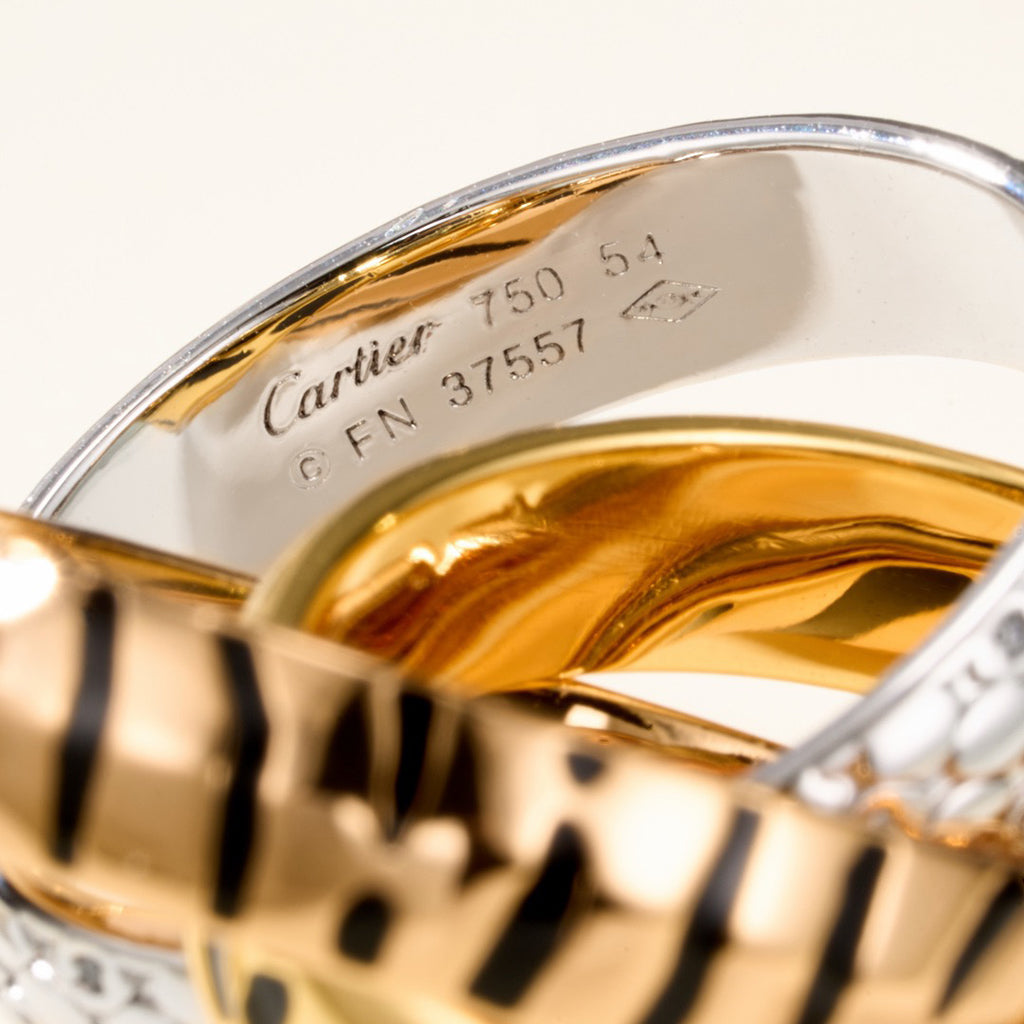 [Elite]TRINITY  RING LEOPARD PRINT