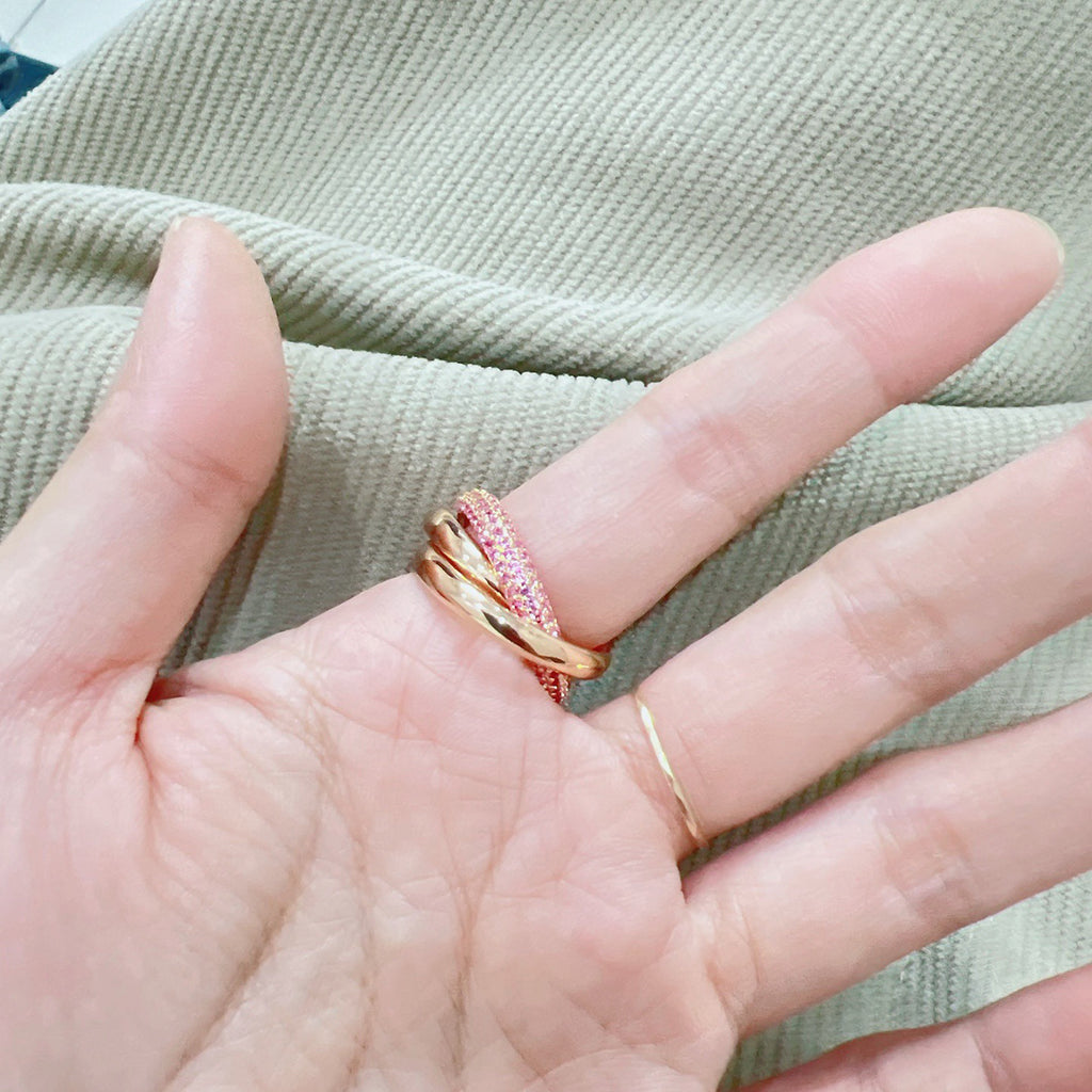 [Elite]TRINITY 3.2MM RING PINK DIAMOND