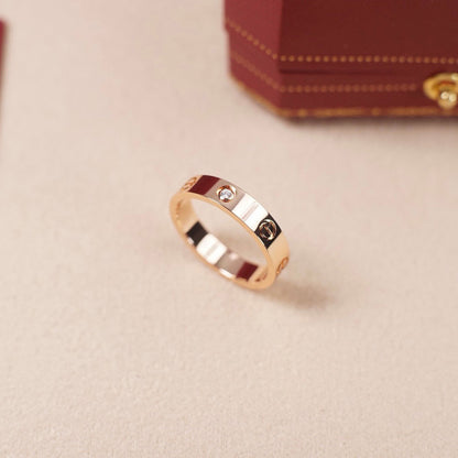 [Elite]LOVE 4MM 1 DIAMOND RING