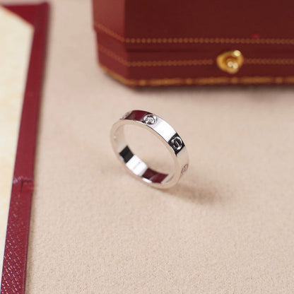 [Elite]LOVE 4MM 1 DIAMOND RING