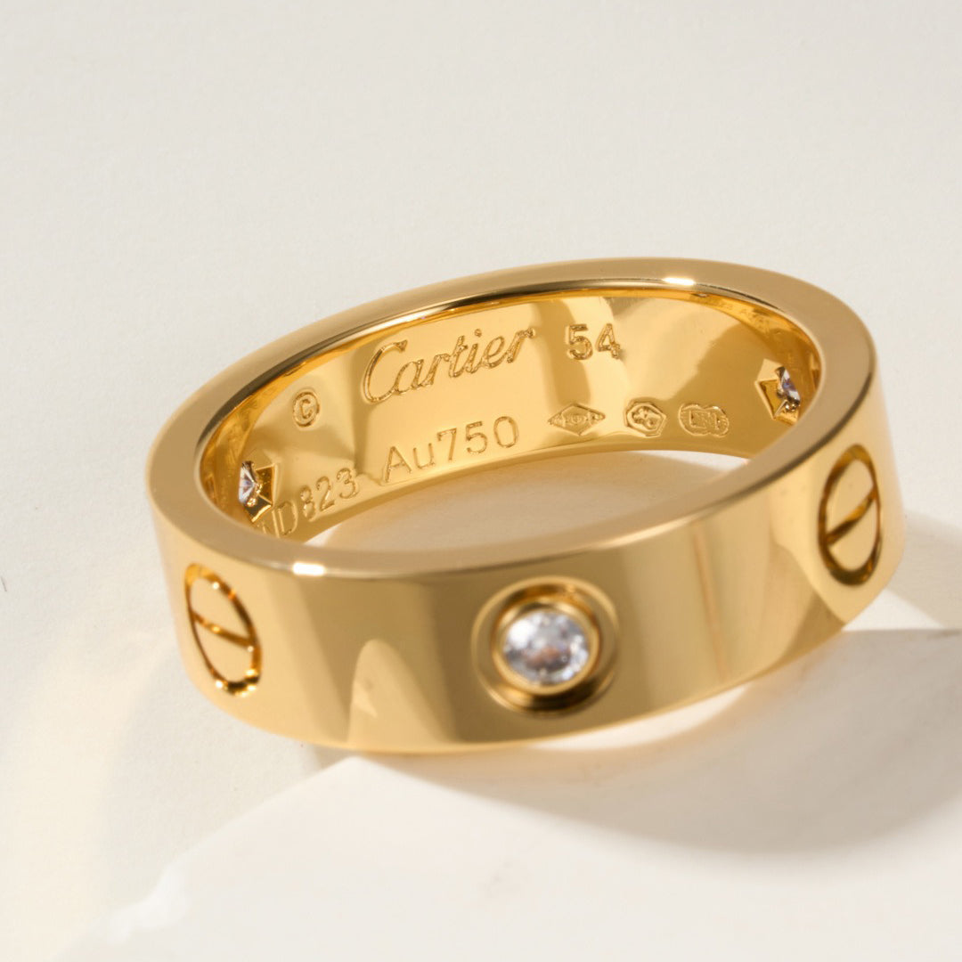 [Elite]LOVE 4MM 1 DIAMOND RING