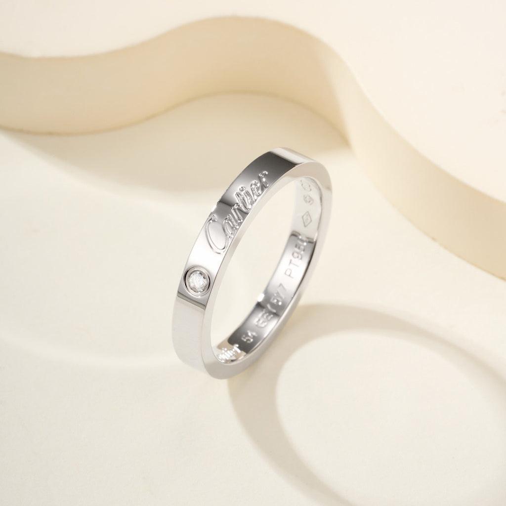 [Elite]LOVE RING 4MM 1 DIAMOND