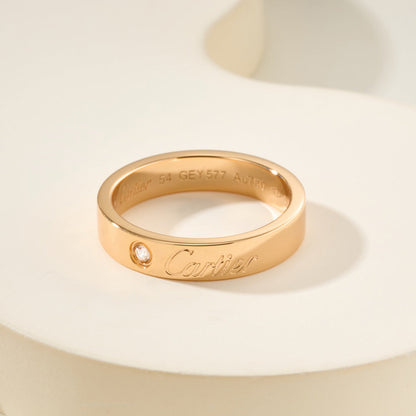 [Elite]LOVE RING 4MM 1 DIAMOND