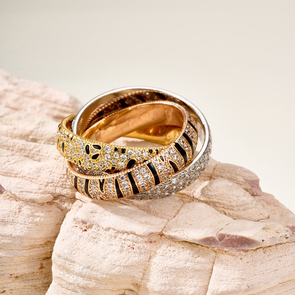 [Elite] TRINITY  RING LEOPARD PRINT