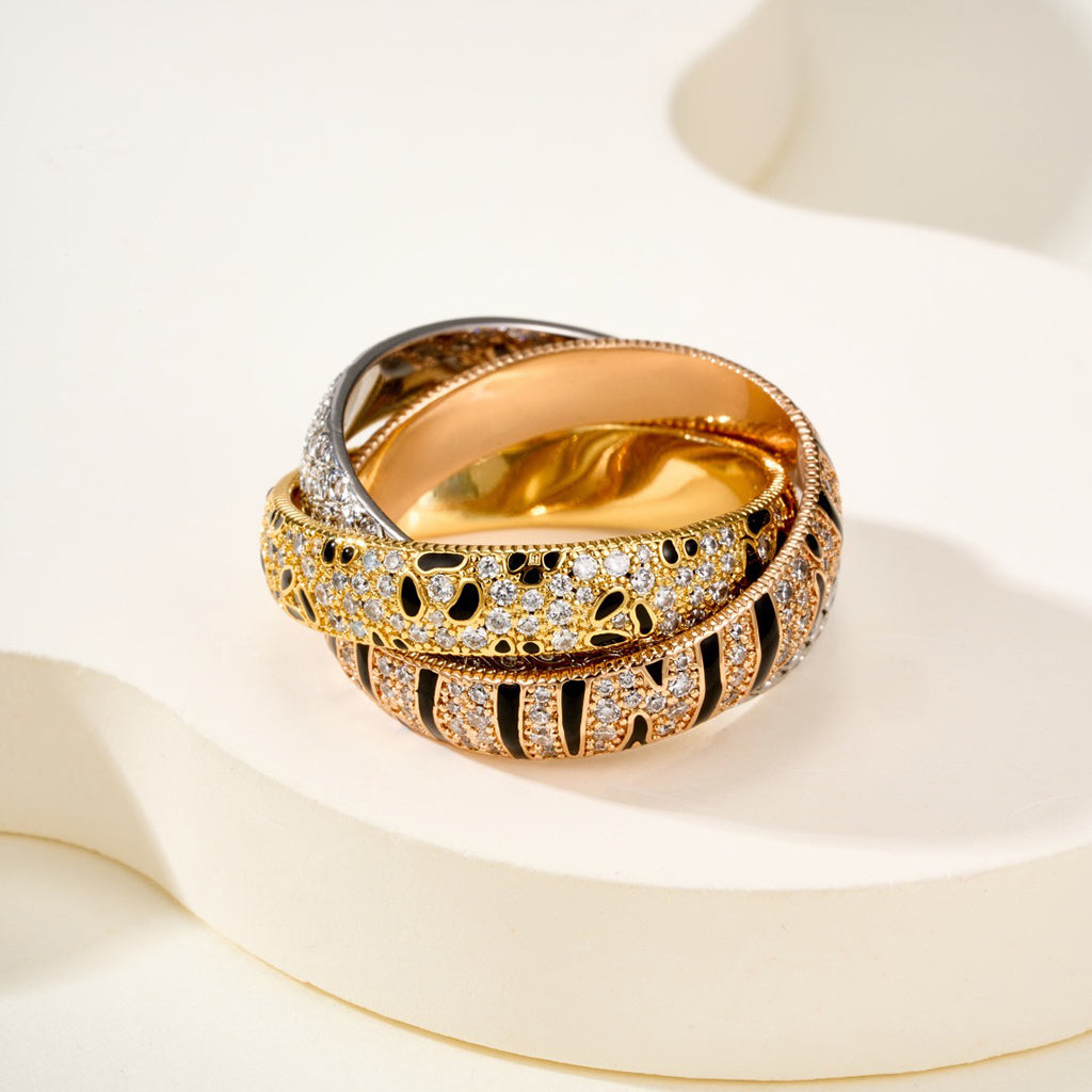 [Elite] TRINITY  RING LEOPARD PRINT