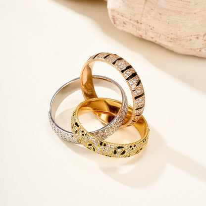 [Elite] TRINITY  RING LEOPARD PRINT