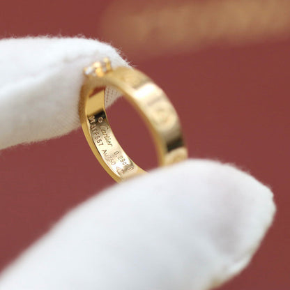 [Elite]LOVE RING 3.6MM 1 BIG DIAMOND