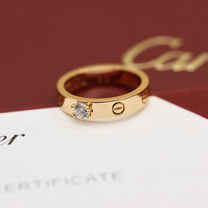 [Elite]LOVE RING 3.6MM 1 BIG DIAMOND