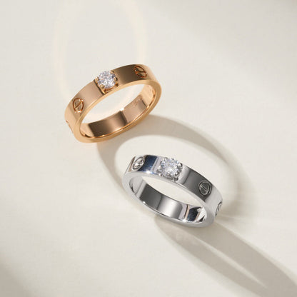 [Elite]LOVE RING 3.6MM 1 BIG DIAMOND