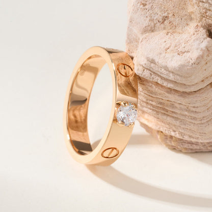 [Elite]LOVE RING 3.6MM 1 BIG DIAMOND