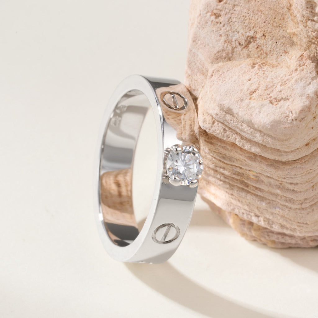 [Elite]LOVE RING 3.6MM 1 BIG DIAMOND
