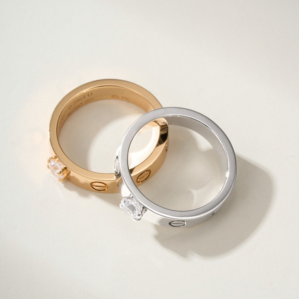 [Elite]LOVE RING 3.6MM 1 BIG DIAMOND