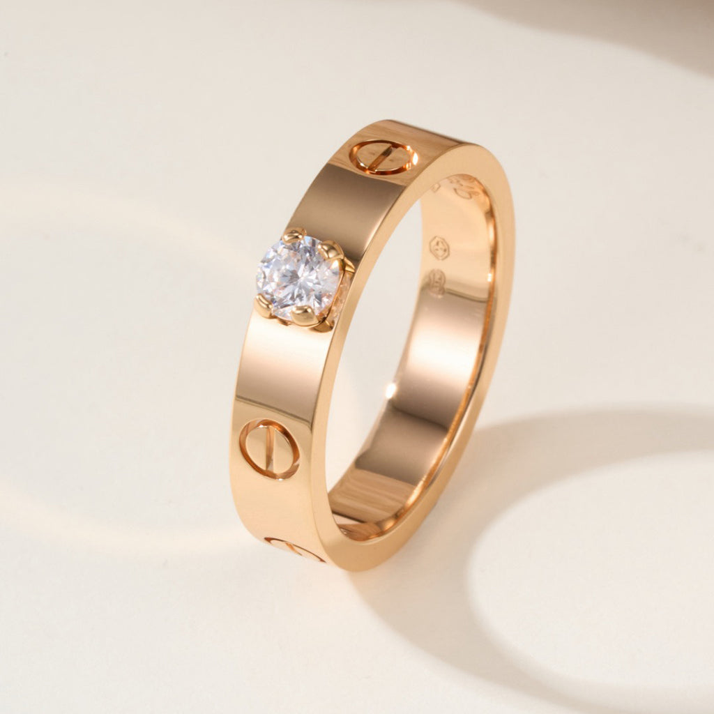[Elite]LOVE RING 3.6MM 1 BIG DIAMOND