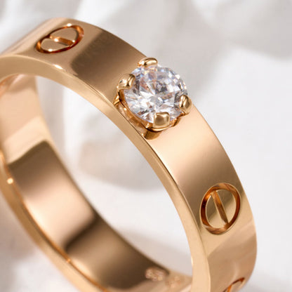 [Elite]LOVE RING 3.6MM 1 BIG DIAMOND