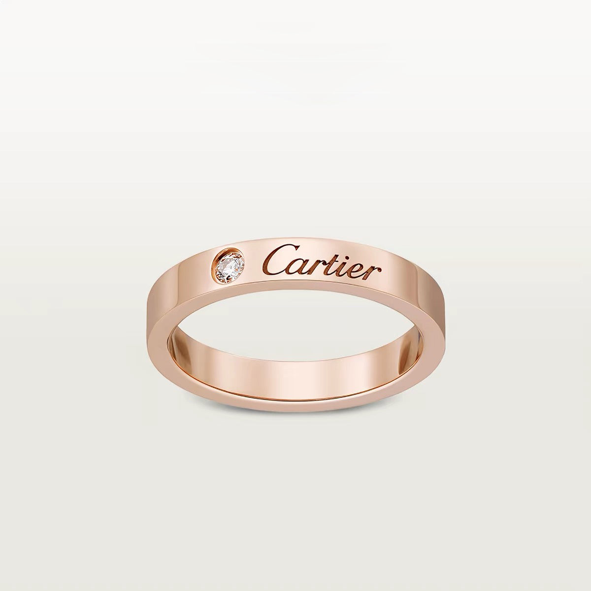 [Elite]LOVE RING 4MM 1 DIAMOND